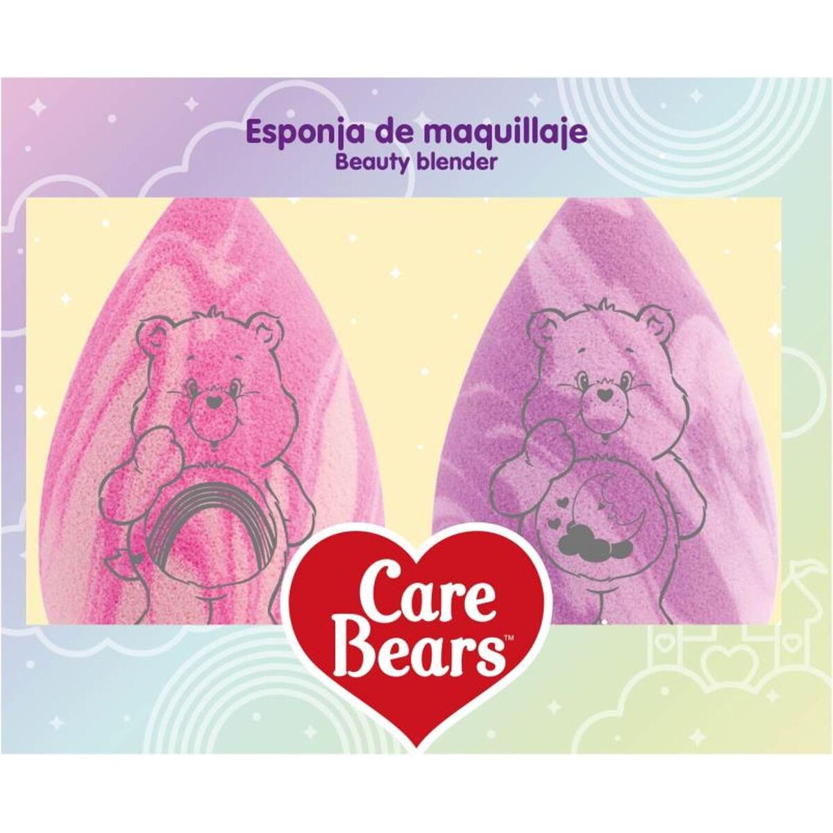 Make-up Sponge Care Bears product packaging
