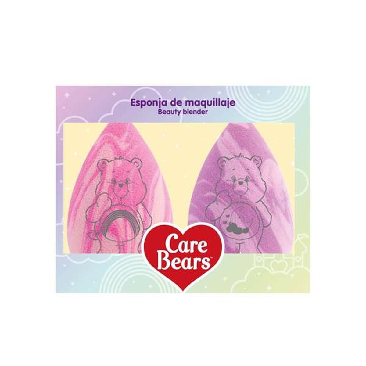 Make-up Sponge Care Bears product packaging