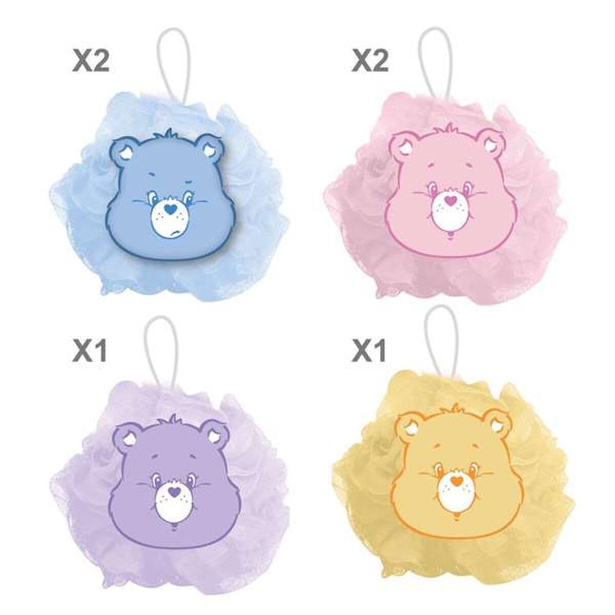 Body Sponge Care Bears product packaging