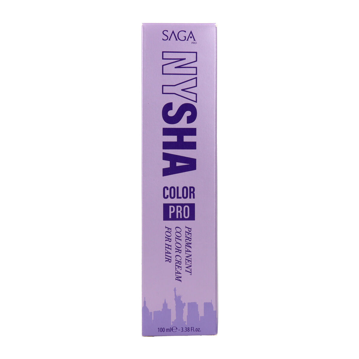 Permanent Dye Saga Pro Nysha Color Nº 10.34 100 ml product packaging