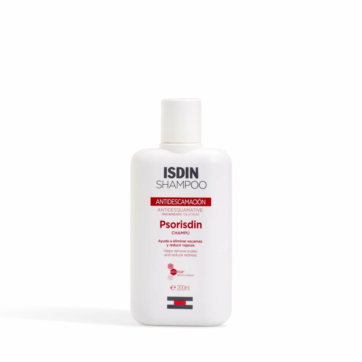 Anti-dandruff shampoo Isdin Psorisdin Control 200 ml shampoo bottle