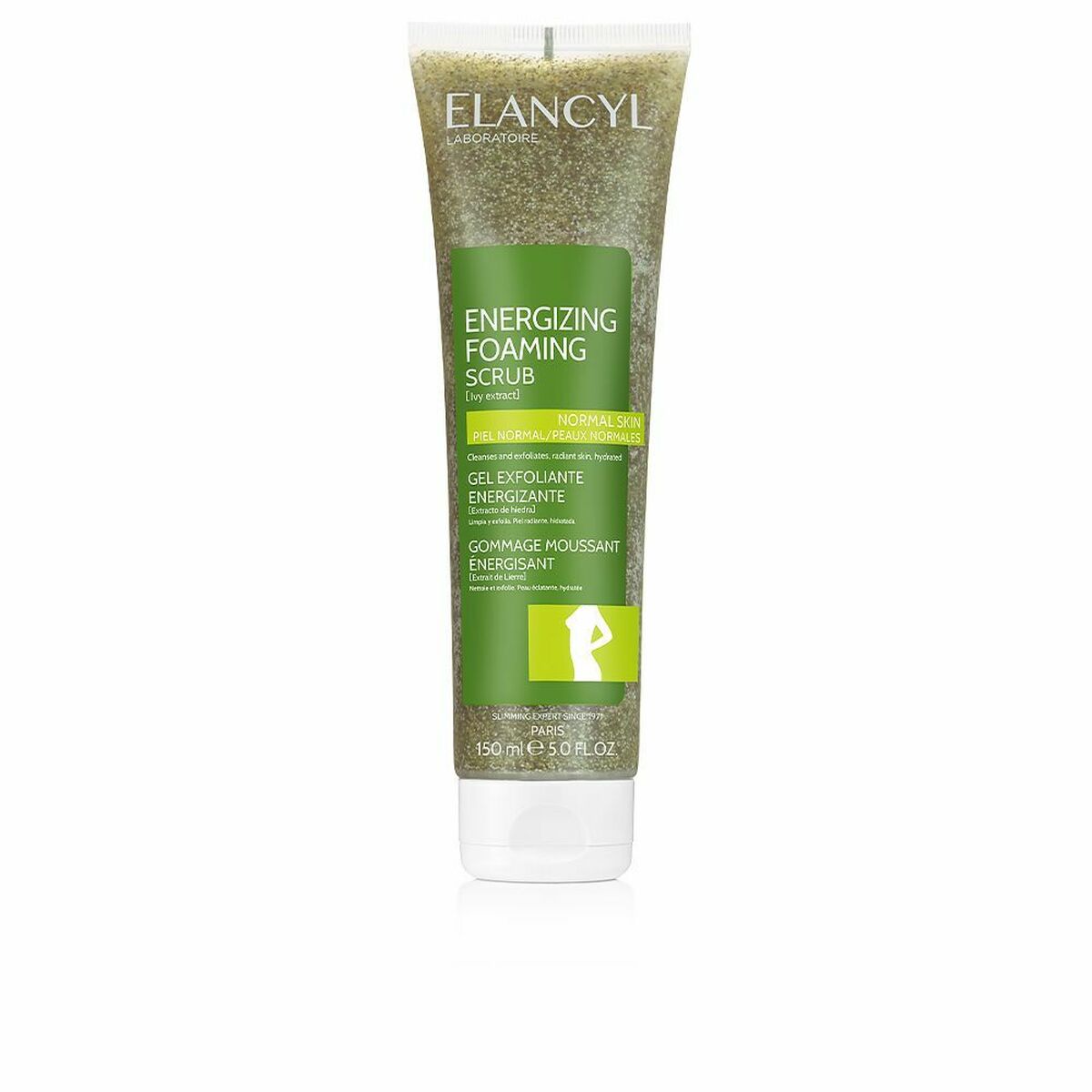 Exfoliating Body Gel Elancyl Gommage Moussant 150 ml for Women skincare packaging