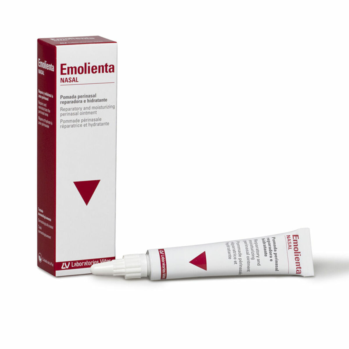 Repairing cream Emolienta 10 ml skincare packaging