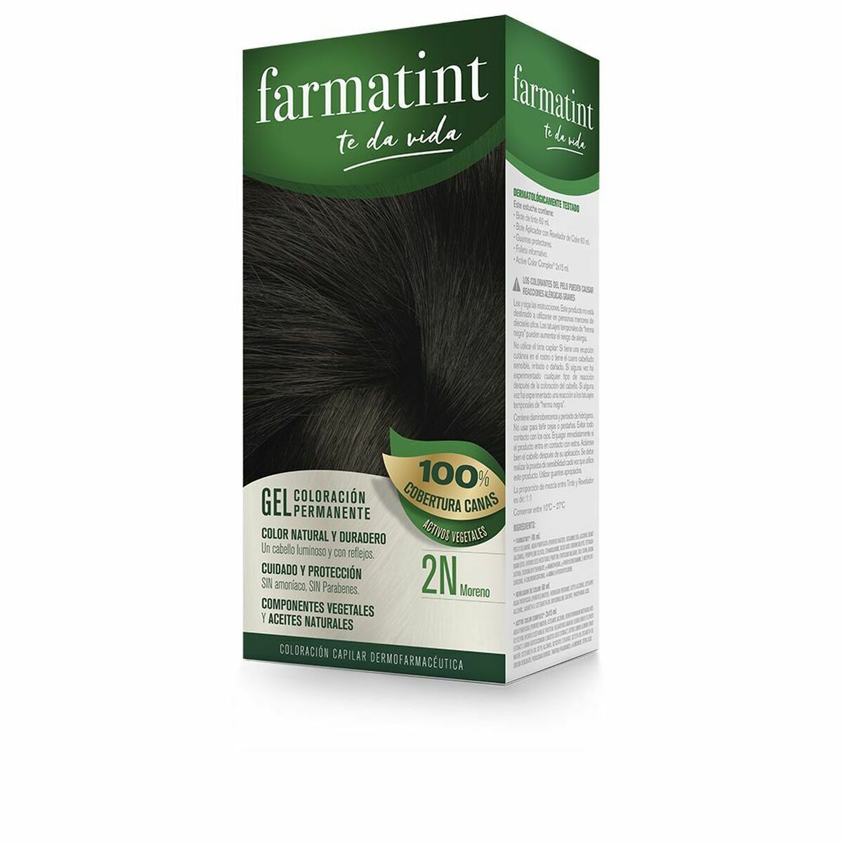 Permanent Dye Farmatint Brunette 2n-Moreno Nº 2n-Moreno Gel (5 Units) skincare packaging