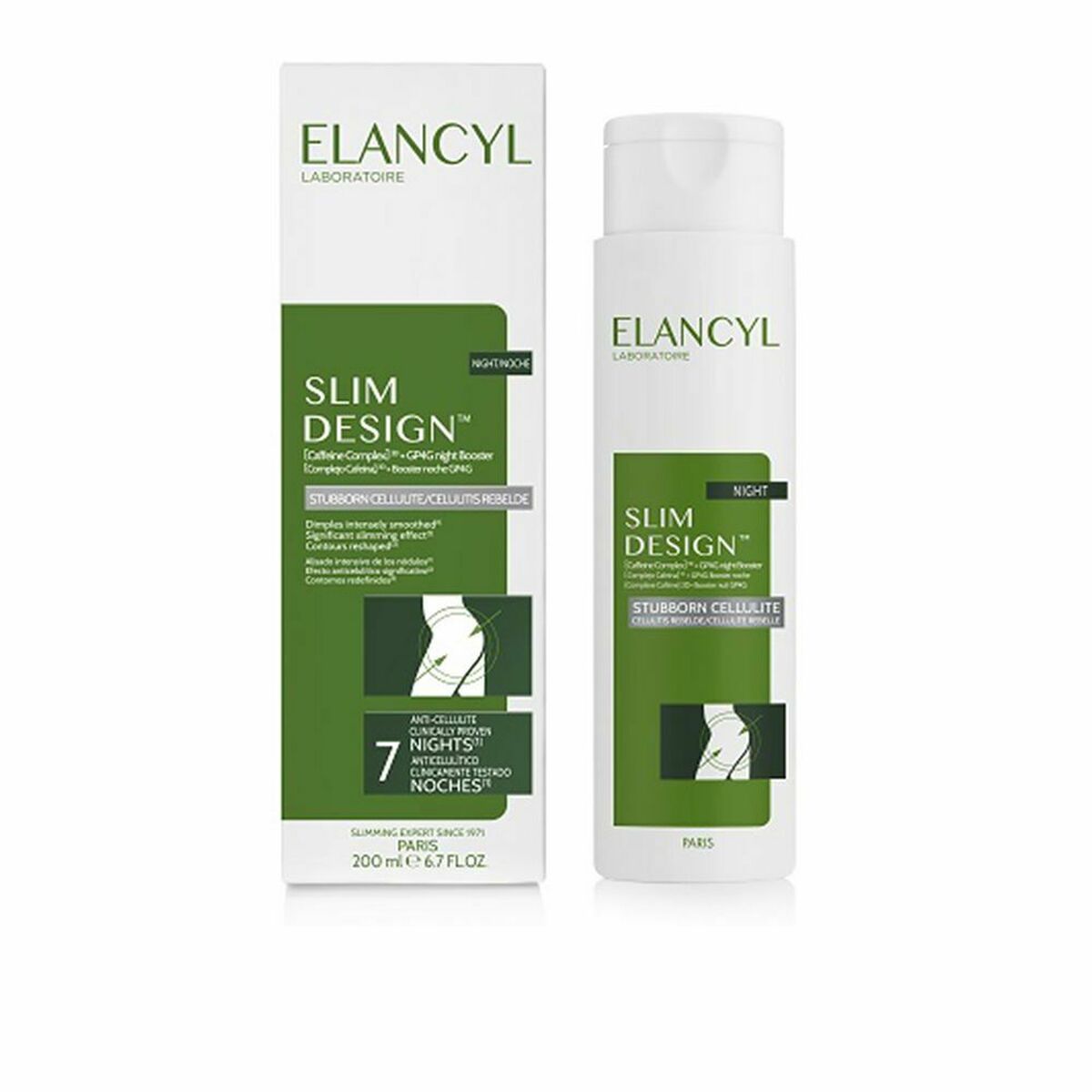 Reducing Cream Elancyl Slim Design 200 ml Gel for Women skincare packaging