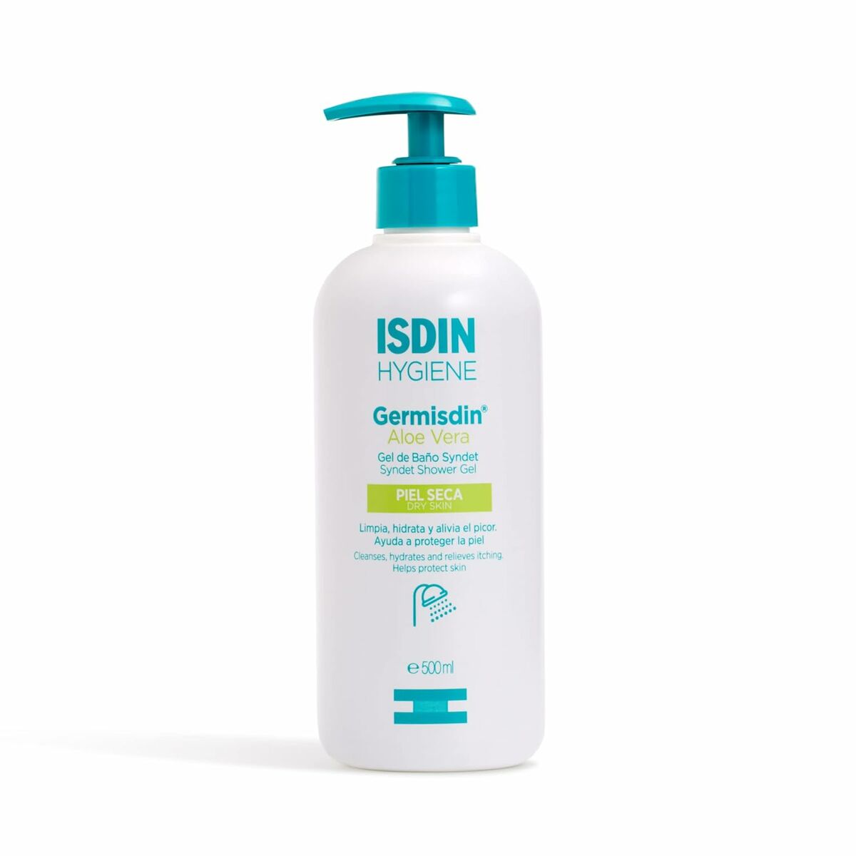 Bath Gel Isdin Germisdin 500 ml Aloe Vera skincare packaging