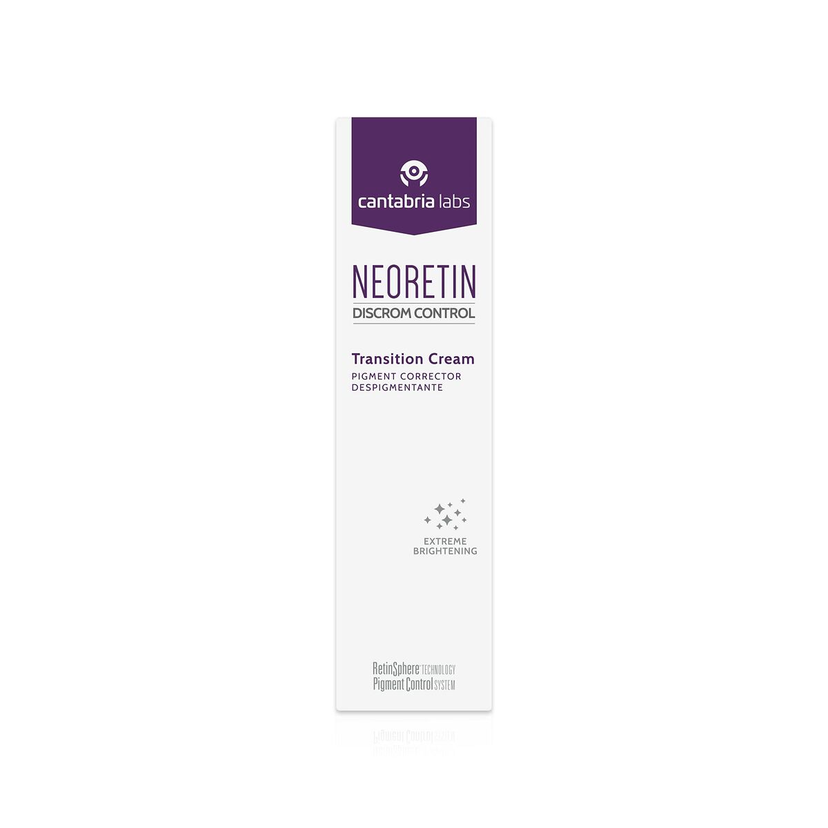 Anti-Pigment Cream Neoretin Discrom Control 50 ml skincare packaging