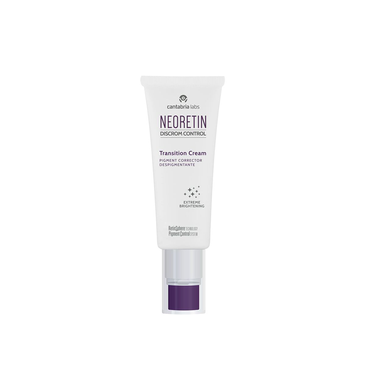 Anti-Pigment Cream Neoretin Discrom Control 50 ml skincare packaging
