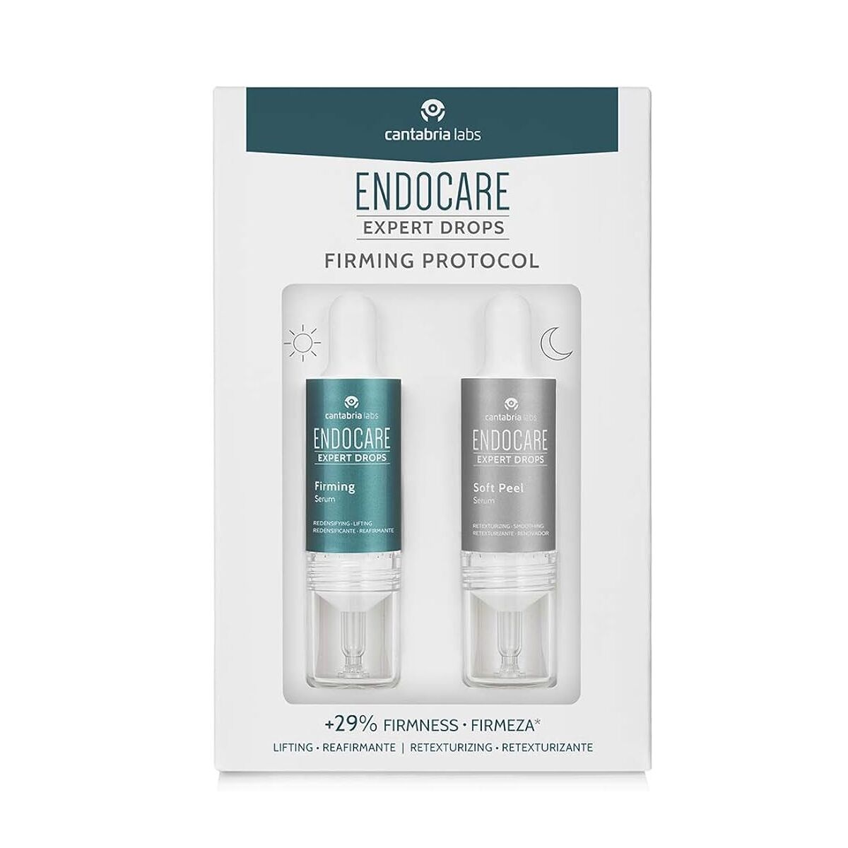 Women's Cosmetics Set Endocare Expert Drops Firming Protocol 2 Pieces for Women product packaging