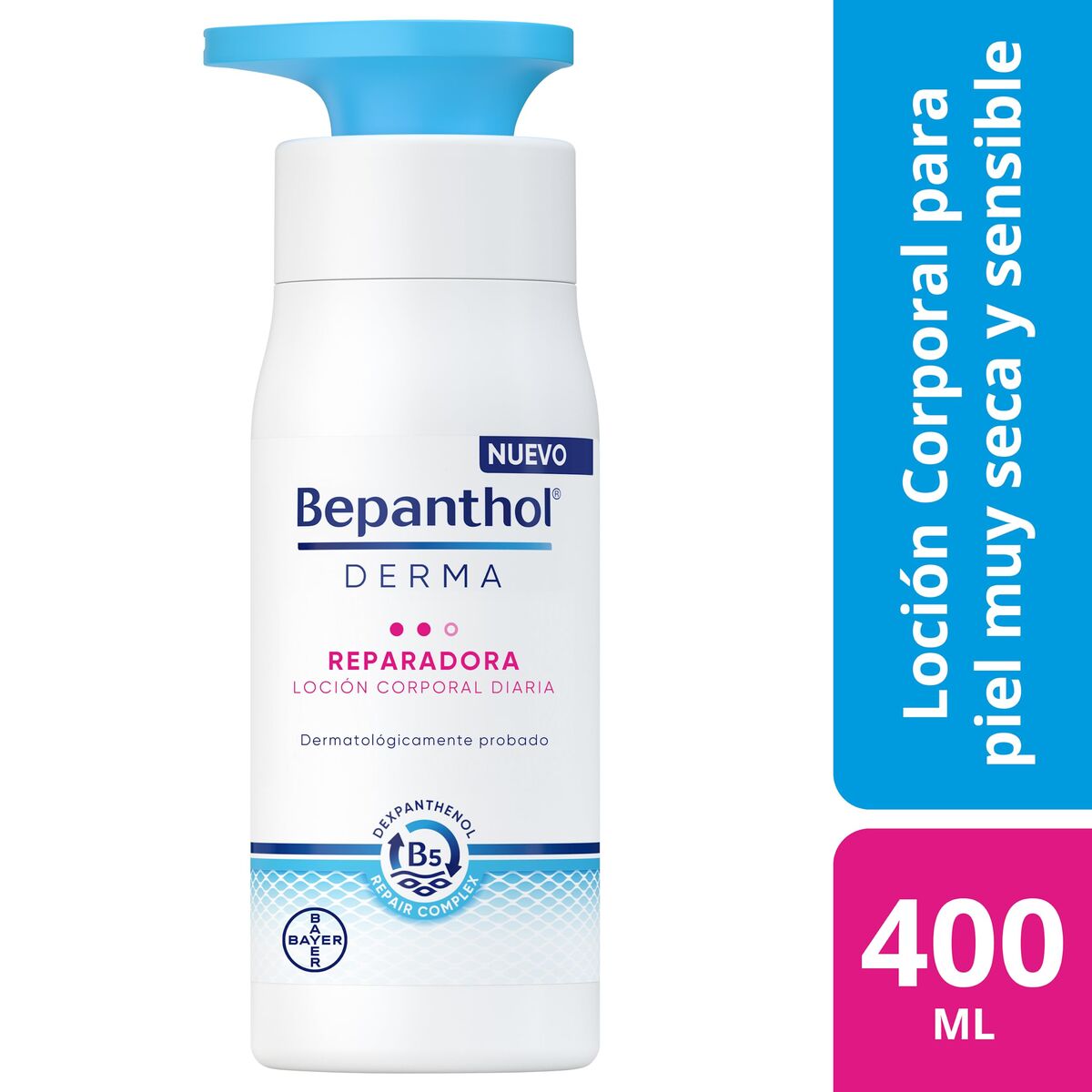 Body Lotion Bepanthol BEPANTHOL DERMA 400 ml for Women skincare packaging