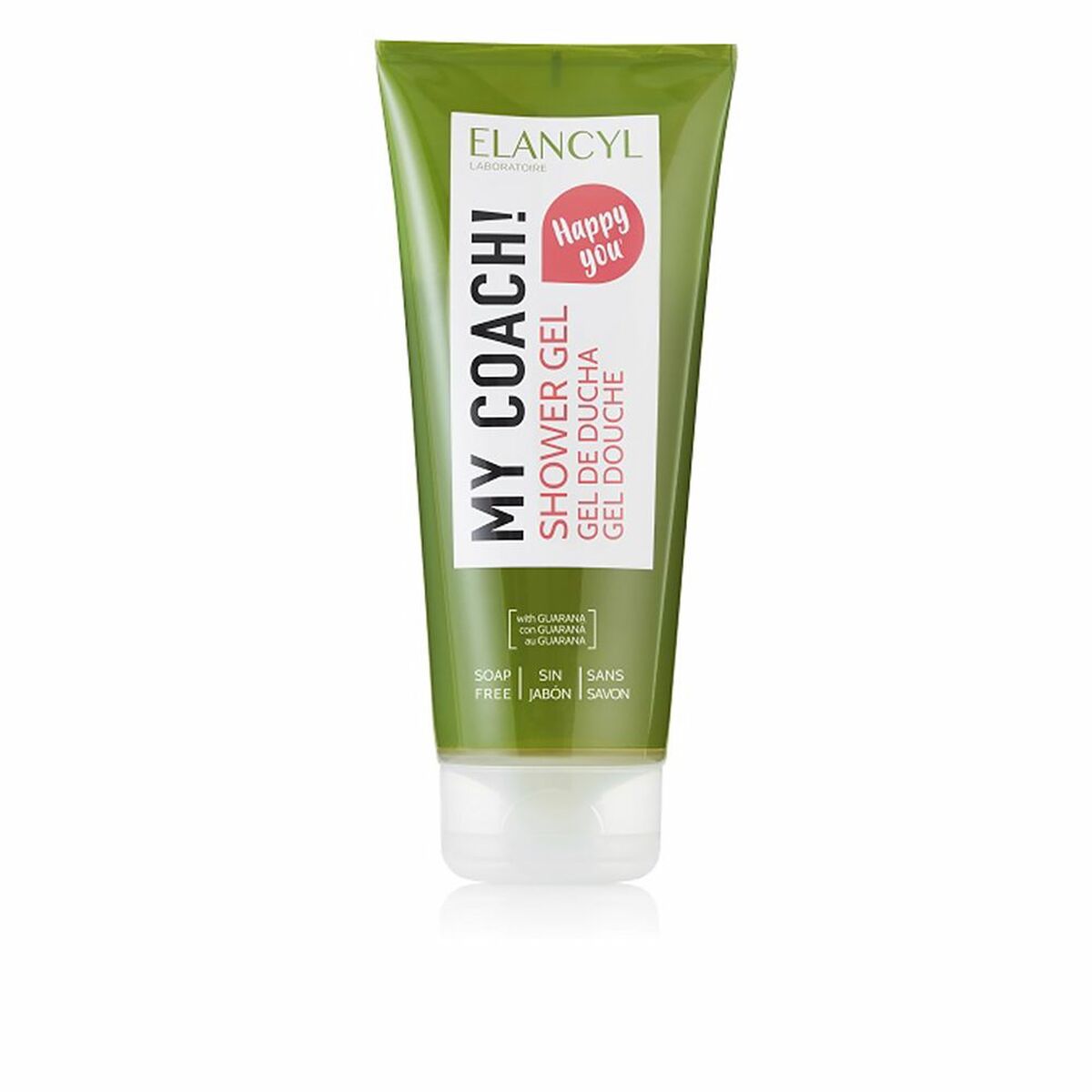 Shower Gel Elancyl My Coach! 200 ml Guarana for Women skincare packaging