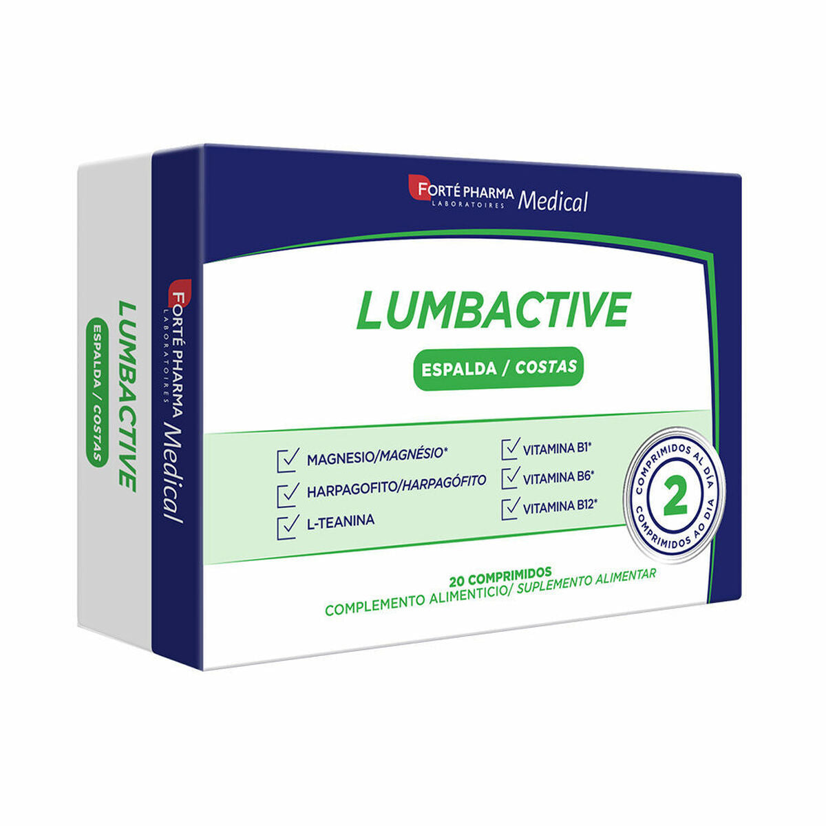 Anti-Brown Spot Care Forté Pharma Lumbactive Espalda (20 Units) product packaging