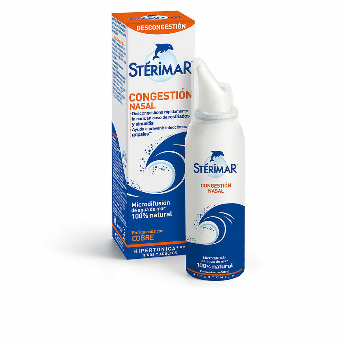 Stérimar Congestión Nasal product packaging