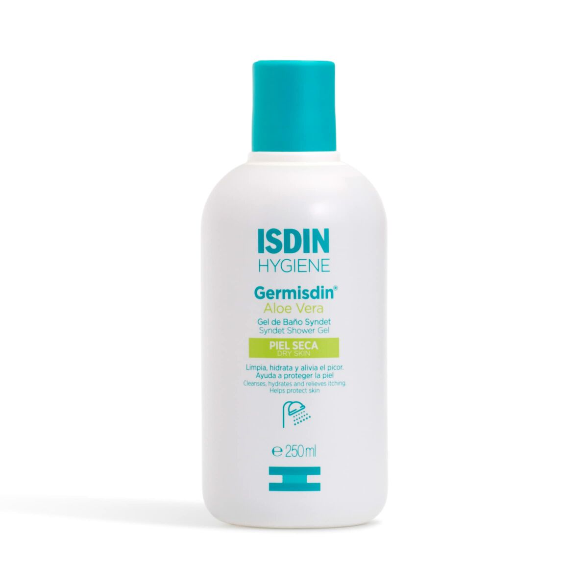 Bath Gel Isdin Germisdin 250 ml Aloe Vera skincare packaging