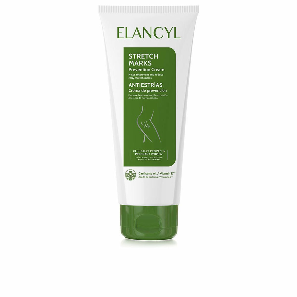 Anti-Stretch Mark Cream Elancyl for Women skincare packaging