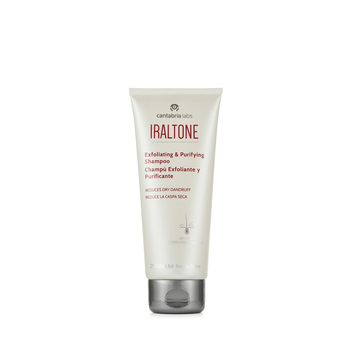 Shampoo Iraltone 200 ml Exfoliant for Women shampoo bottle