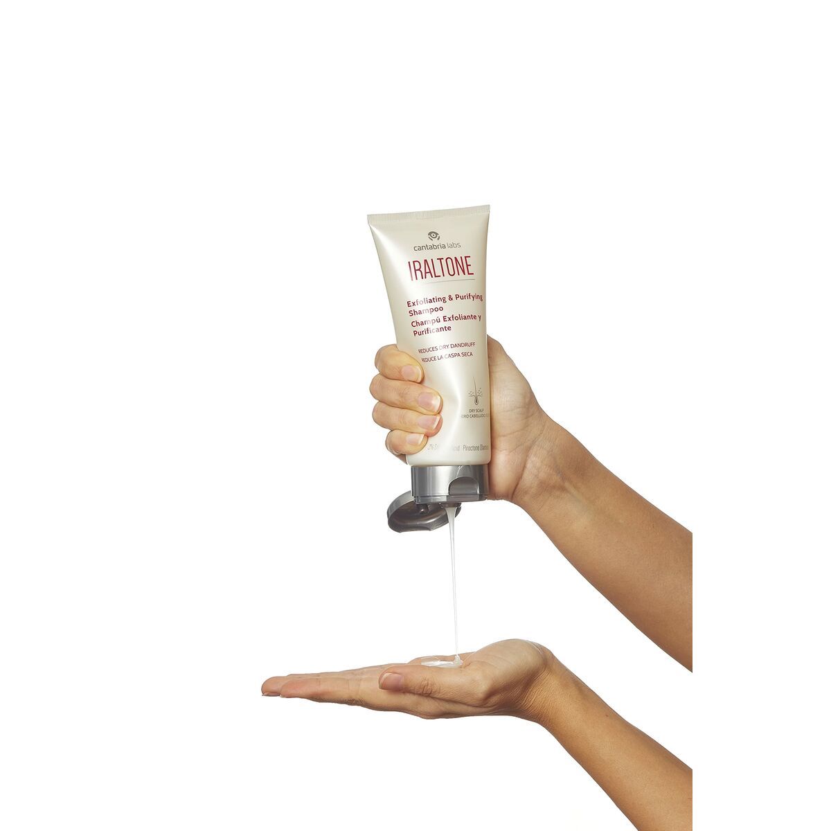 Shampoo Iraltone 200 ml Exfoliant for Women shampoo bottle