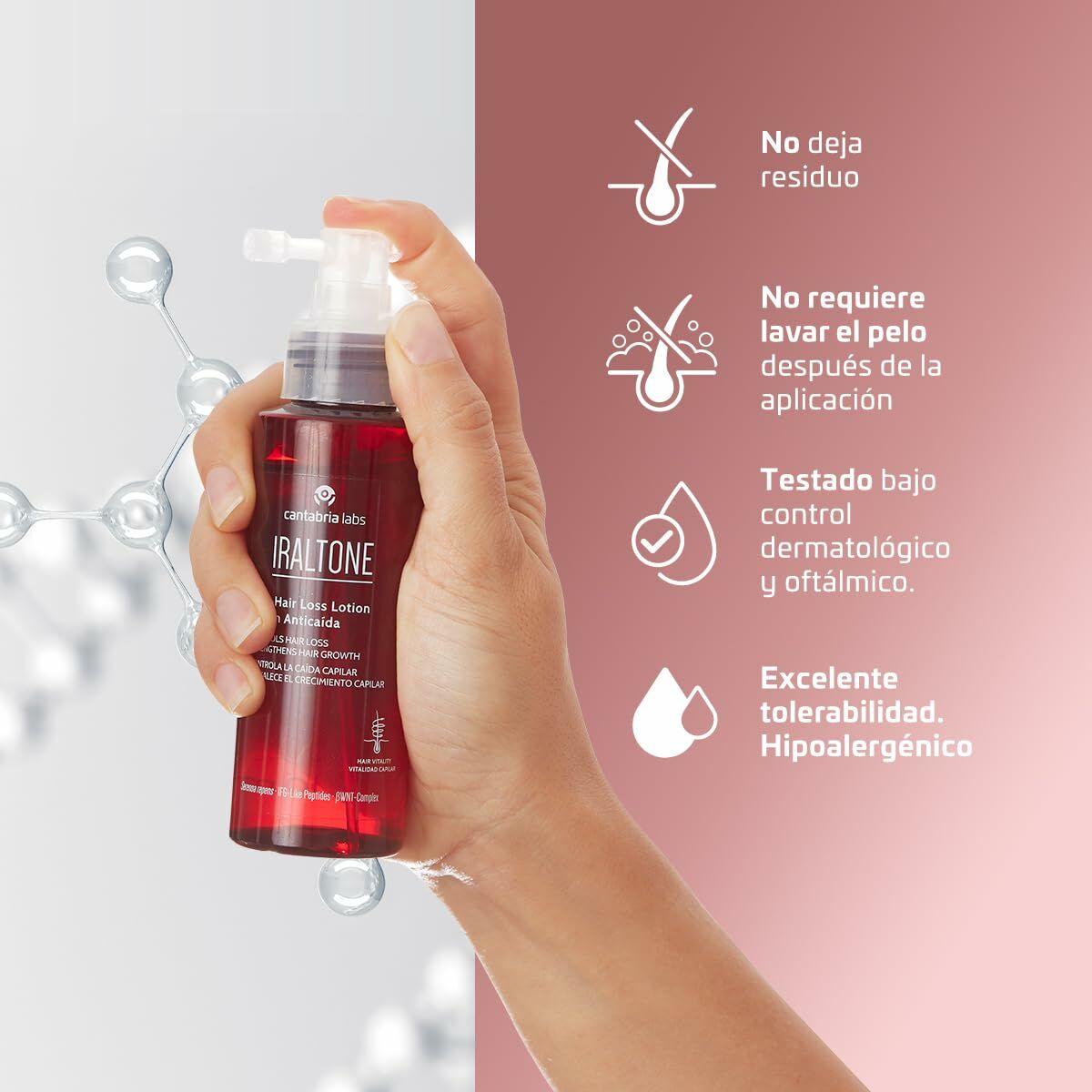 Anti-Hair Loss Lotion Iraltone CHAMPÚS Y LOCIONES 100 ml skincare packaging