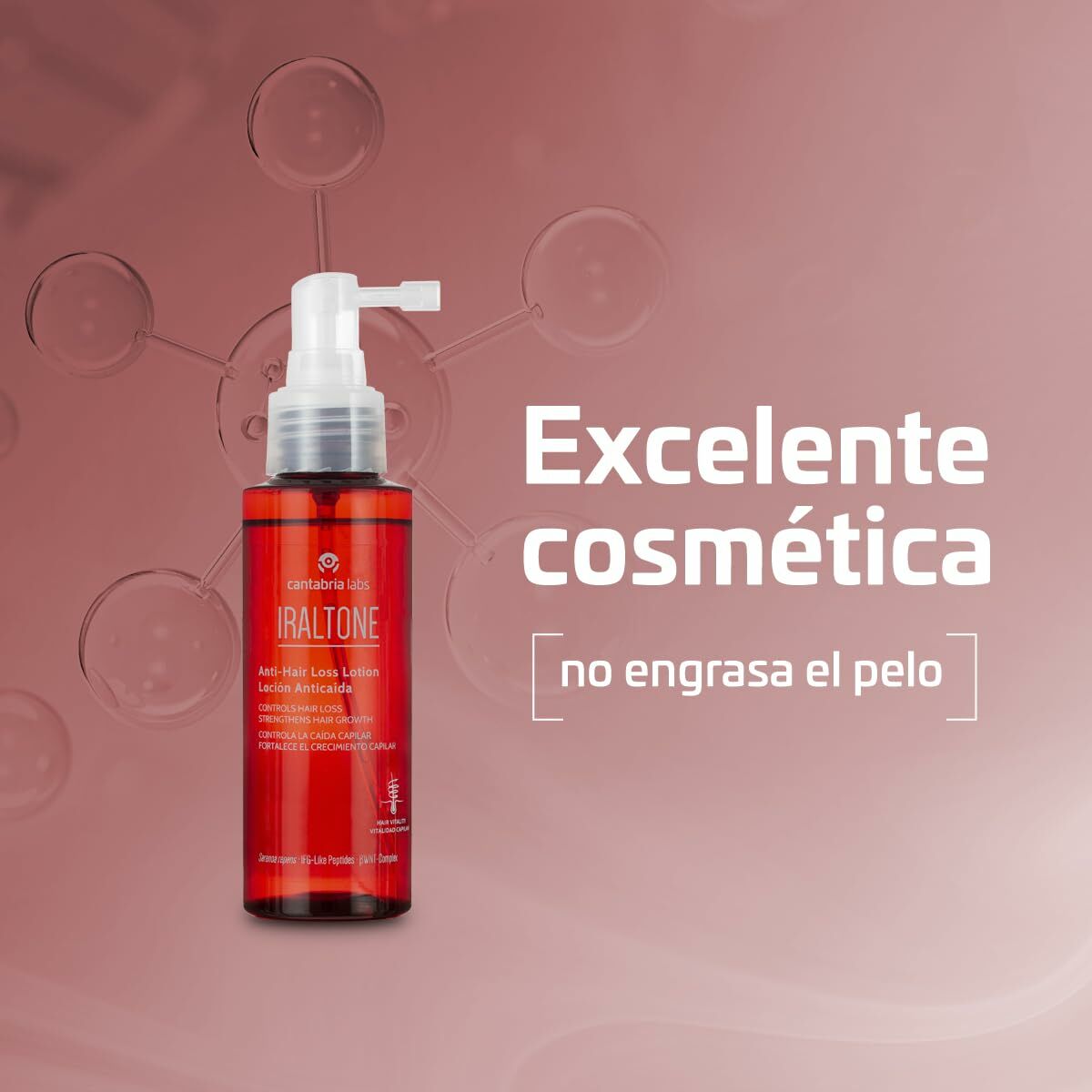Anti-Hair Loss Lotion Iraltone CHAMPÚS Y LOCIONES 100 ml skincare packaging