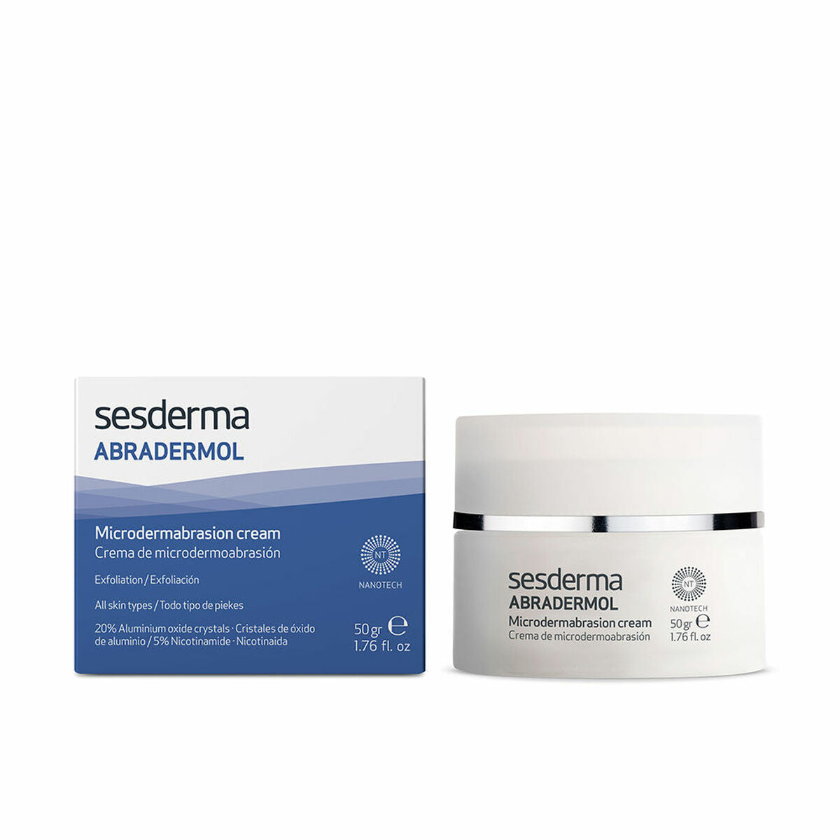 Exfoliating Cream Sesderma Abradermol 50 g for Women skincare packaging