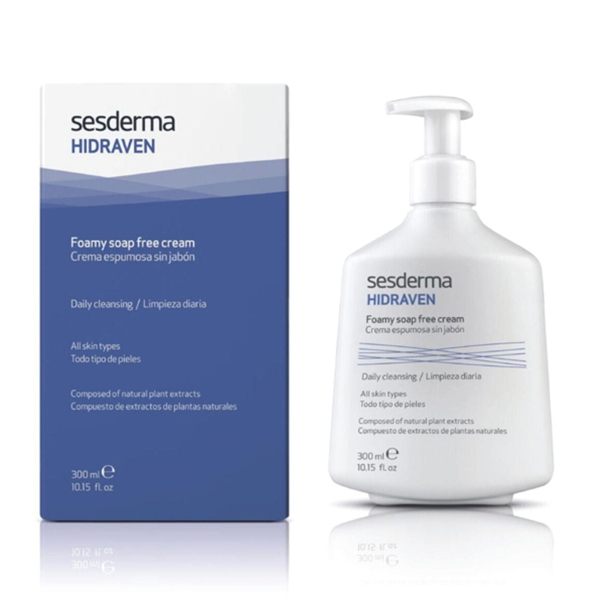 Cleansing Foam Sesderma Hidraven 300 ml for Women product packaging