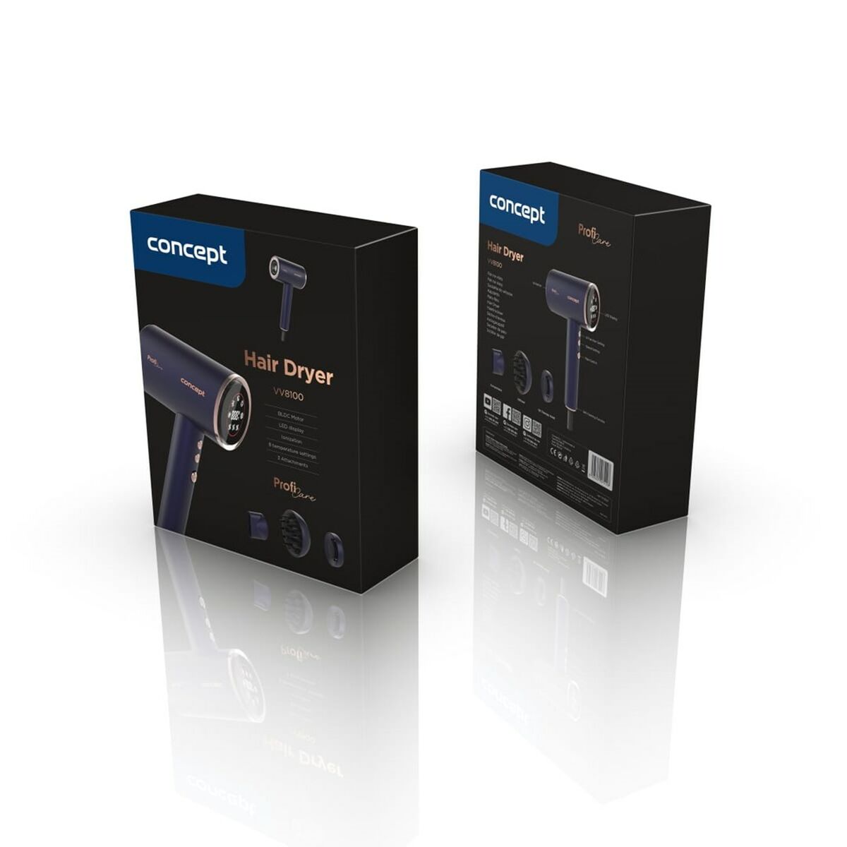 Hairdryer Concept VV8100 product packaging