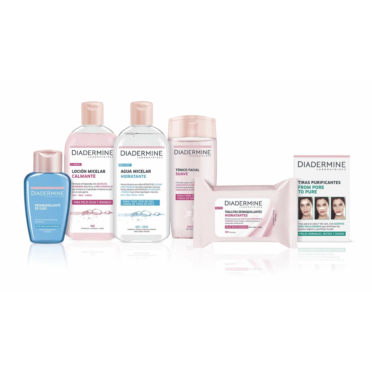 Acne Skin Care Diadermine Tiras Purificantes product packaging