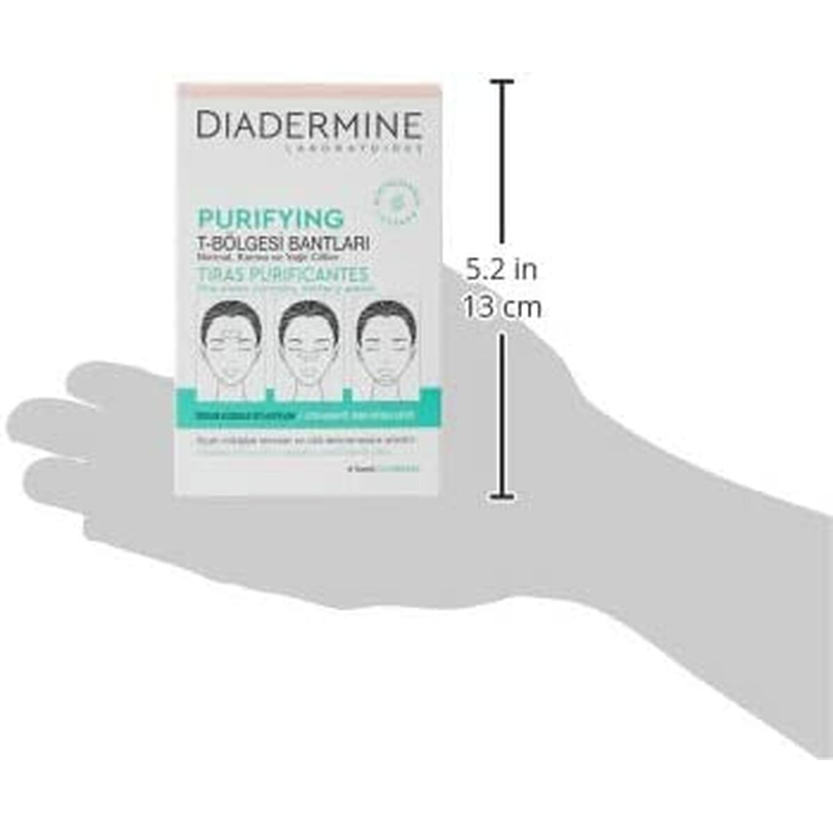 Acne Skin Care Diadermine Tiras Purificantes product packaging