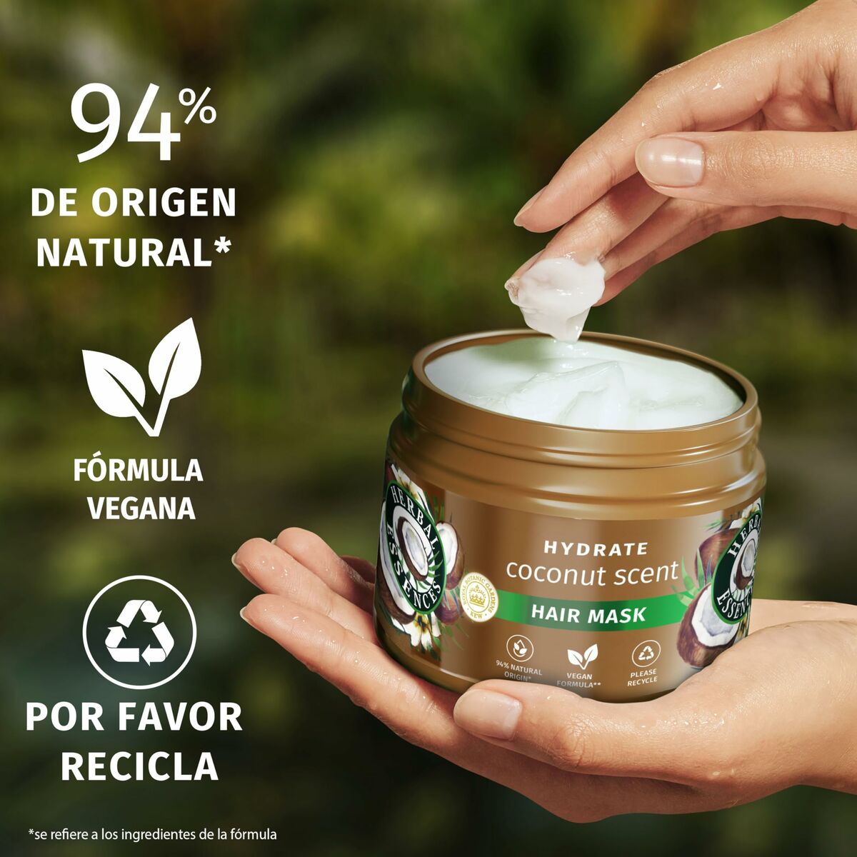 Hair Mask Herbal Essences COCO HIDRATANTE 500 ml for Women hair mask packaging