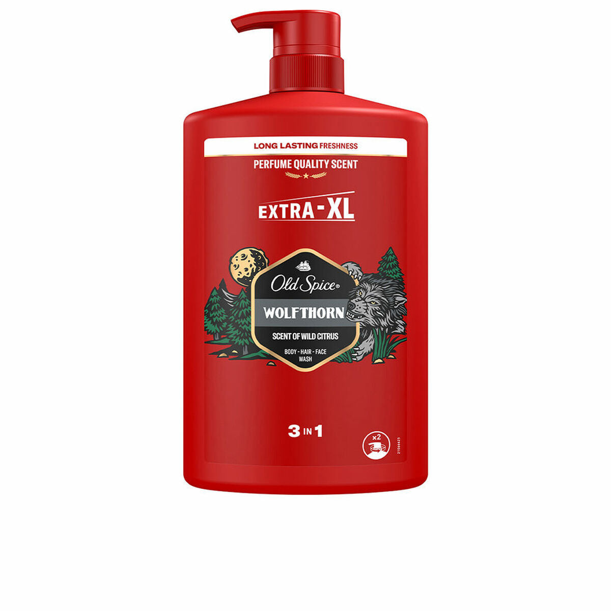 Shower Gel Old Spice WOLFTHORN 1 L for Men skincare packaging