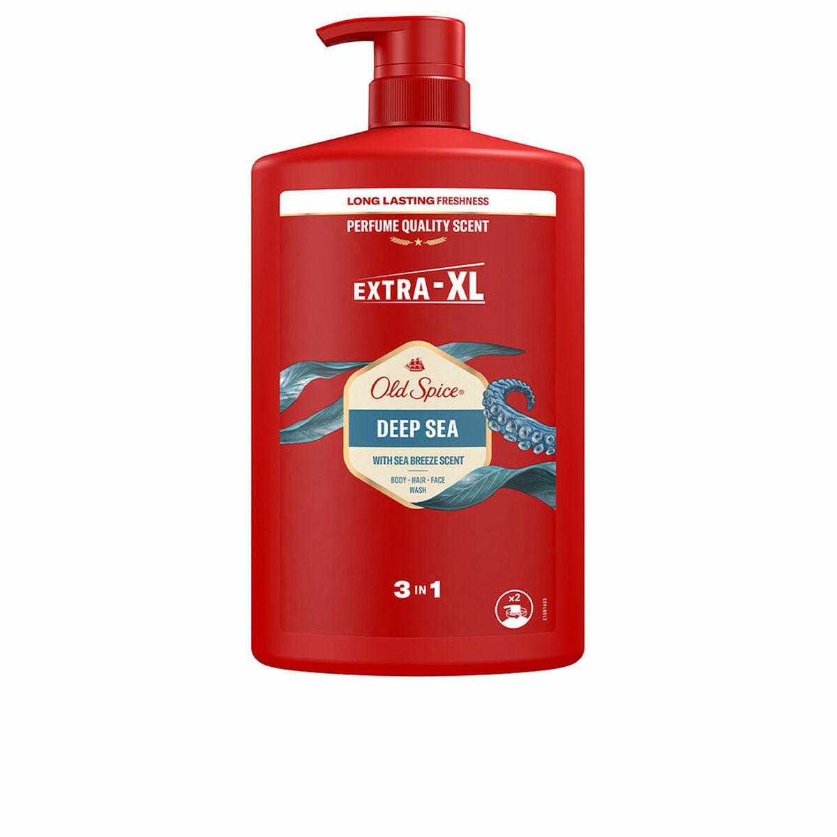 Shampoo Old Spice DEEP SEA 1 L for Men shampoo bottle