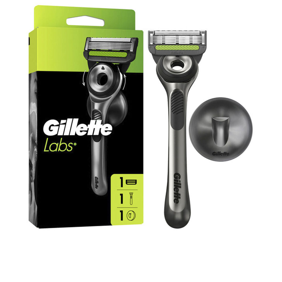 Manual shaving razor Gillette LABS for Men product packaging
