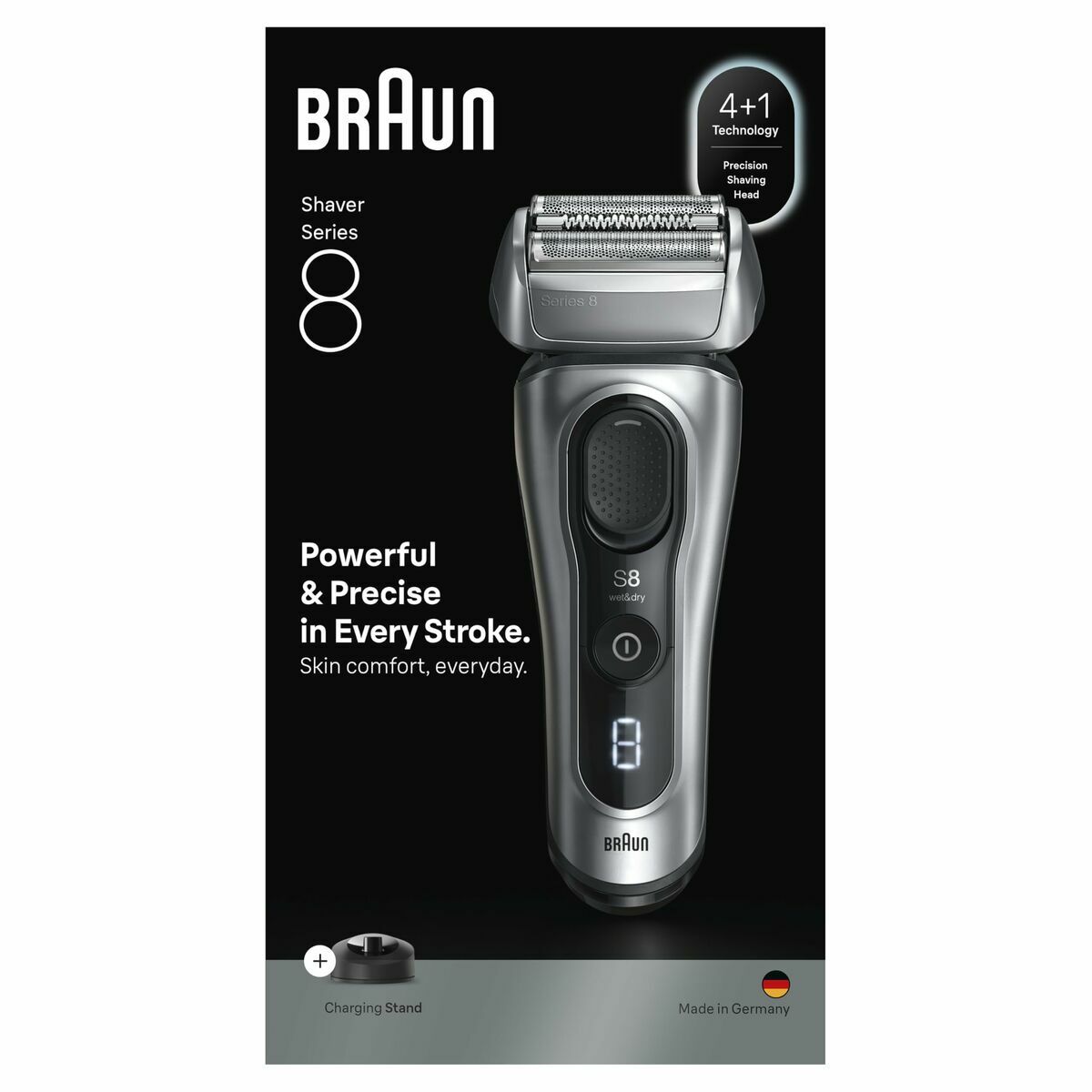 Electric shaver Braun Series 8 8617S product packaging