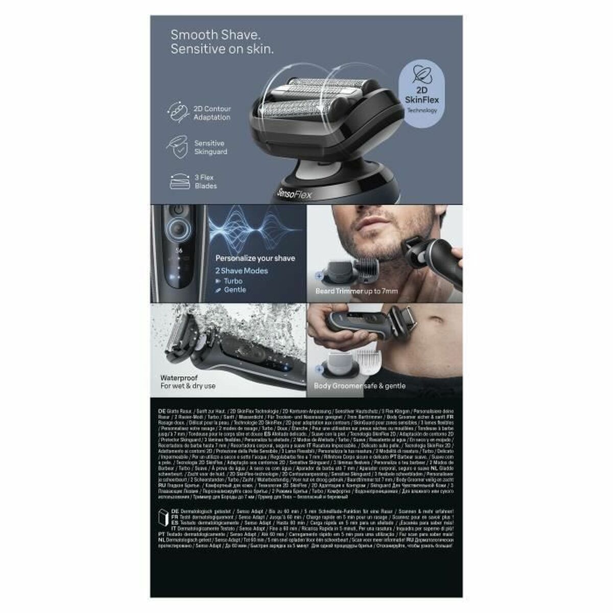 Shaver Braun product packaging