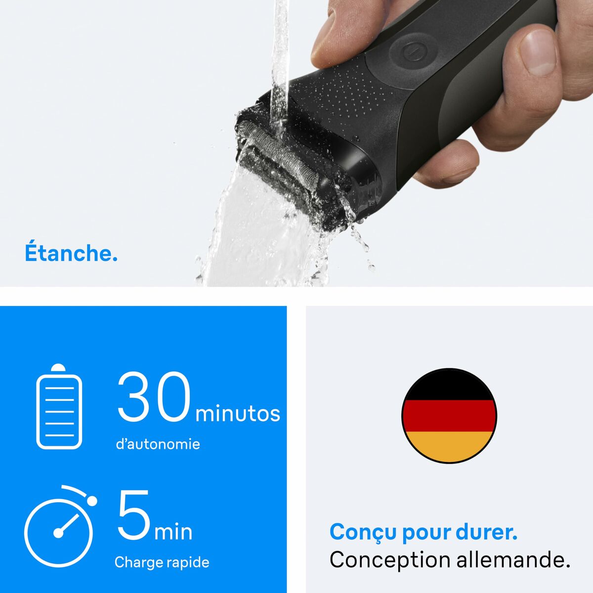 Hair Clippers Braun 300S product packaging