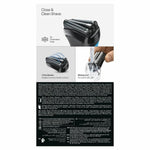 Electric shaver Braun Series 3 product packaging