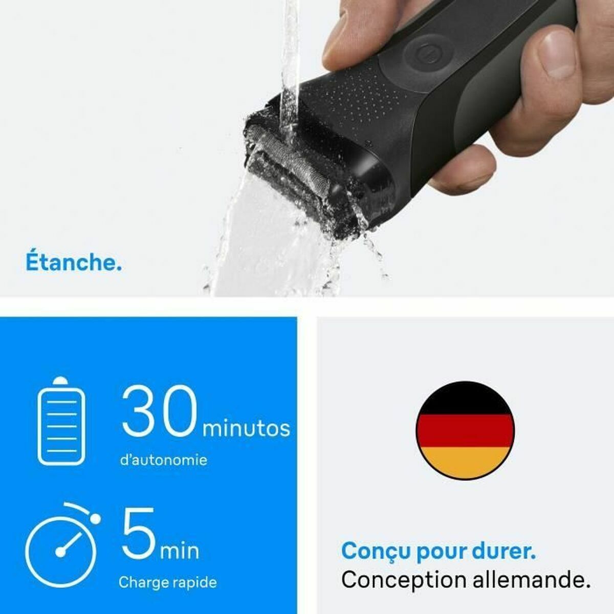 Electric shaver Braun Series 3 product packaging