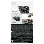 Electric shaver Braun Series 3 product packaging