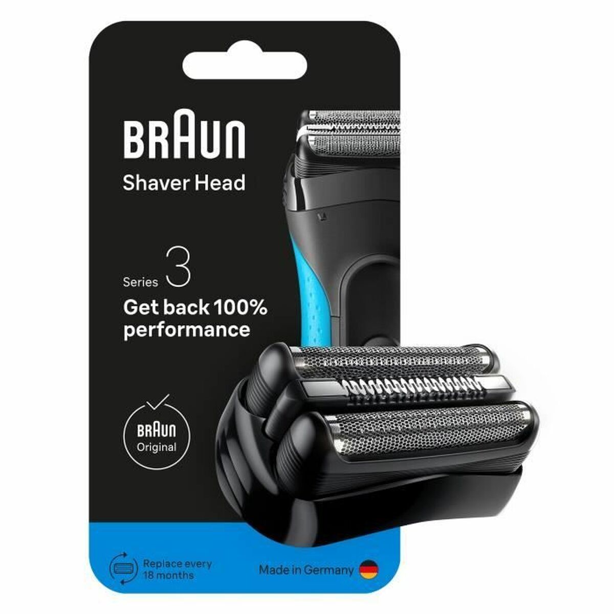 Replacement Head Braun Series 3 product packaging