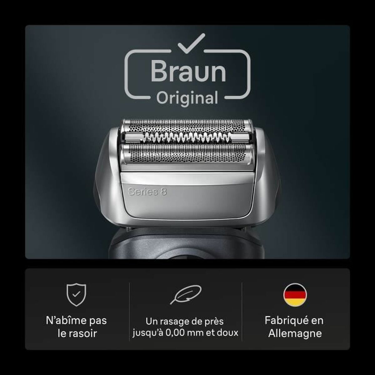 Replacement Head Braun Series 8 product packaging