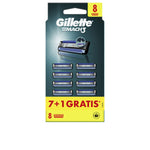 Shaving Blade Refill Gillette MACH 3 8 Pieces for Men product packaging