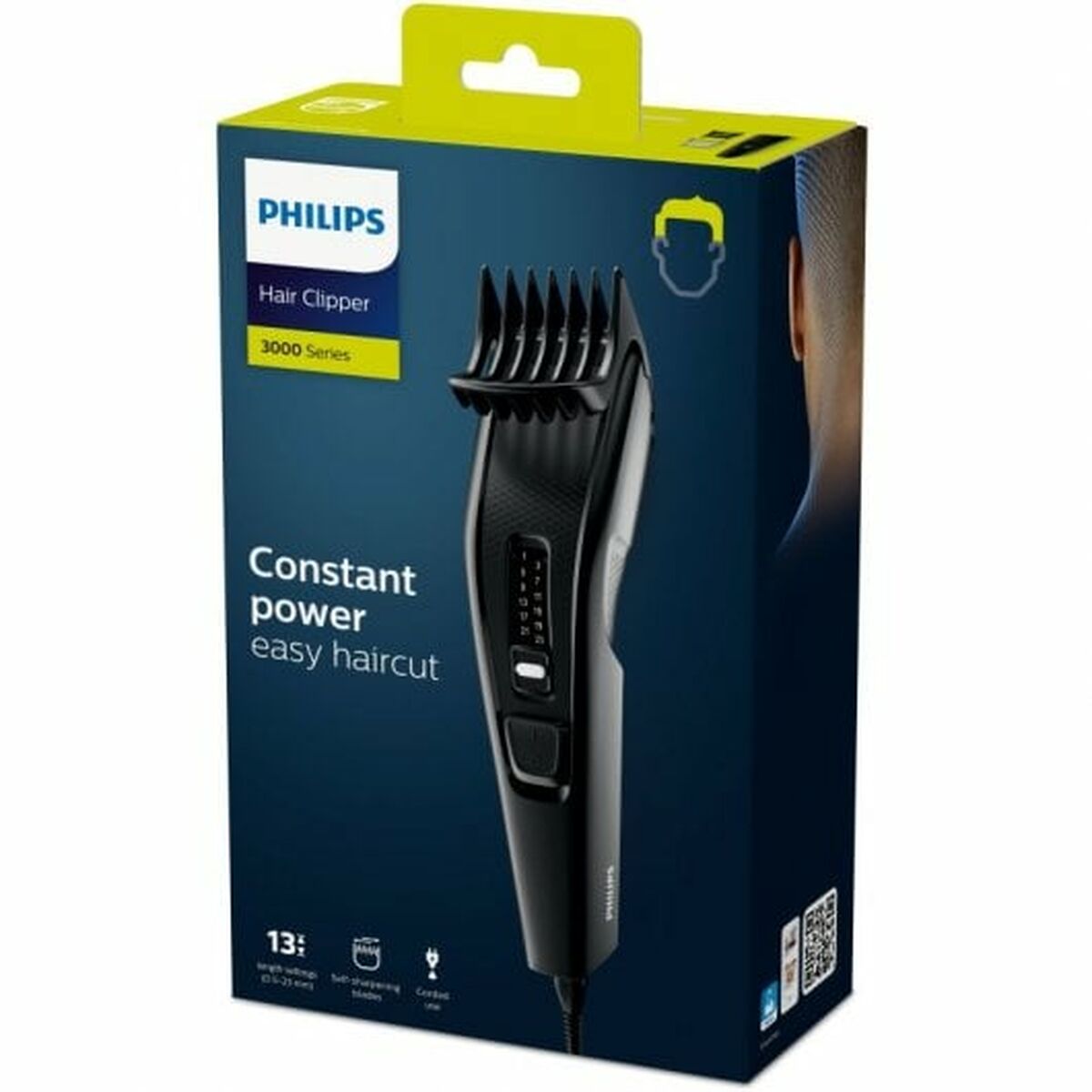 Hair Clippers Philips Series 3000 Black product packaging