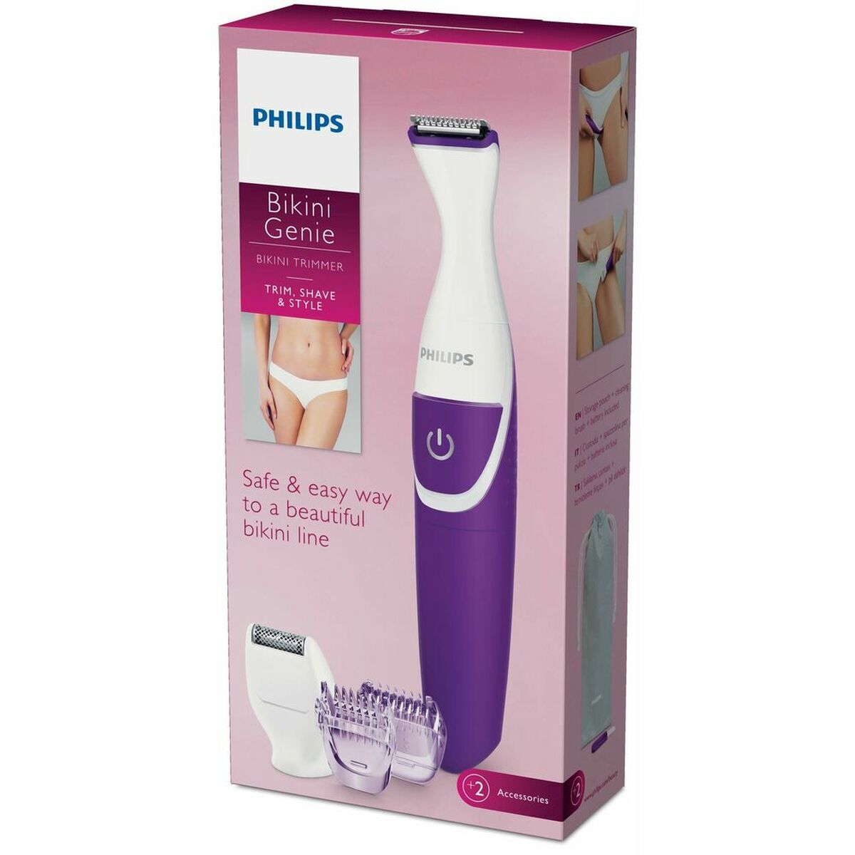 Hair clippers/Shaver Philips BRT383/15 product packaging