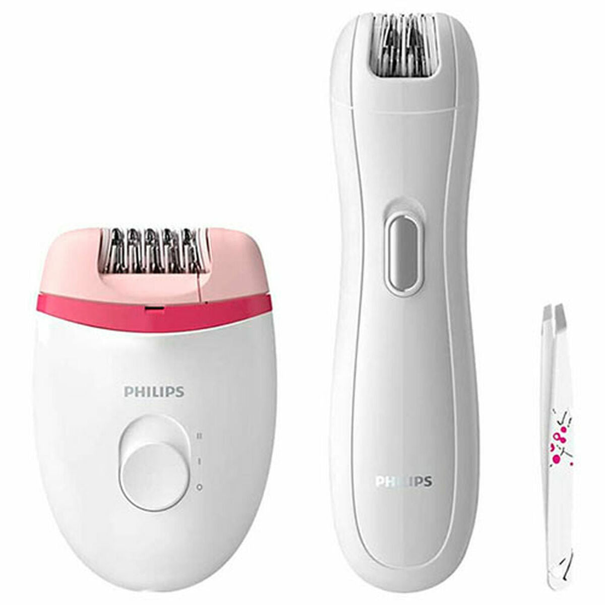 Electric Hair Remover Philips Satinelle Essential 0,5 mm Plastic product packaging
