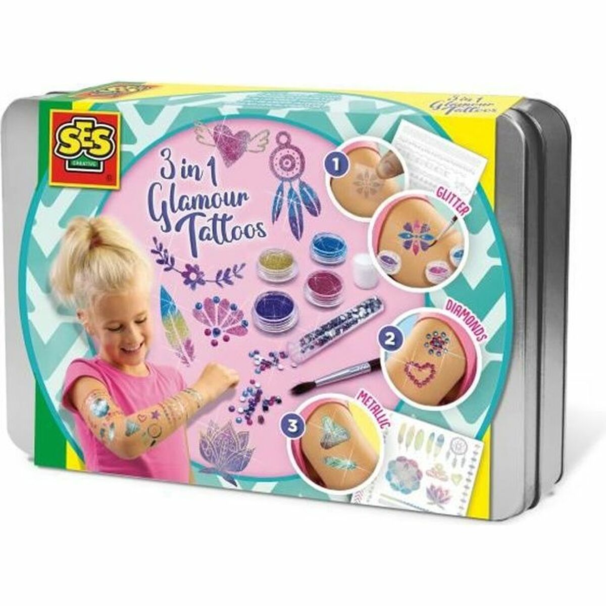 Temporary Tattoos SES Creative product packaging