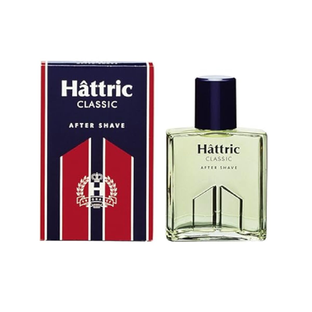 Aftershave Hattric Classic 100 ml product packaging
