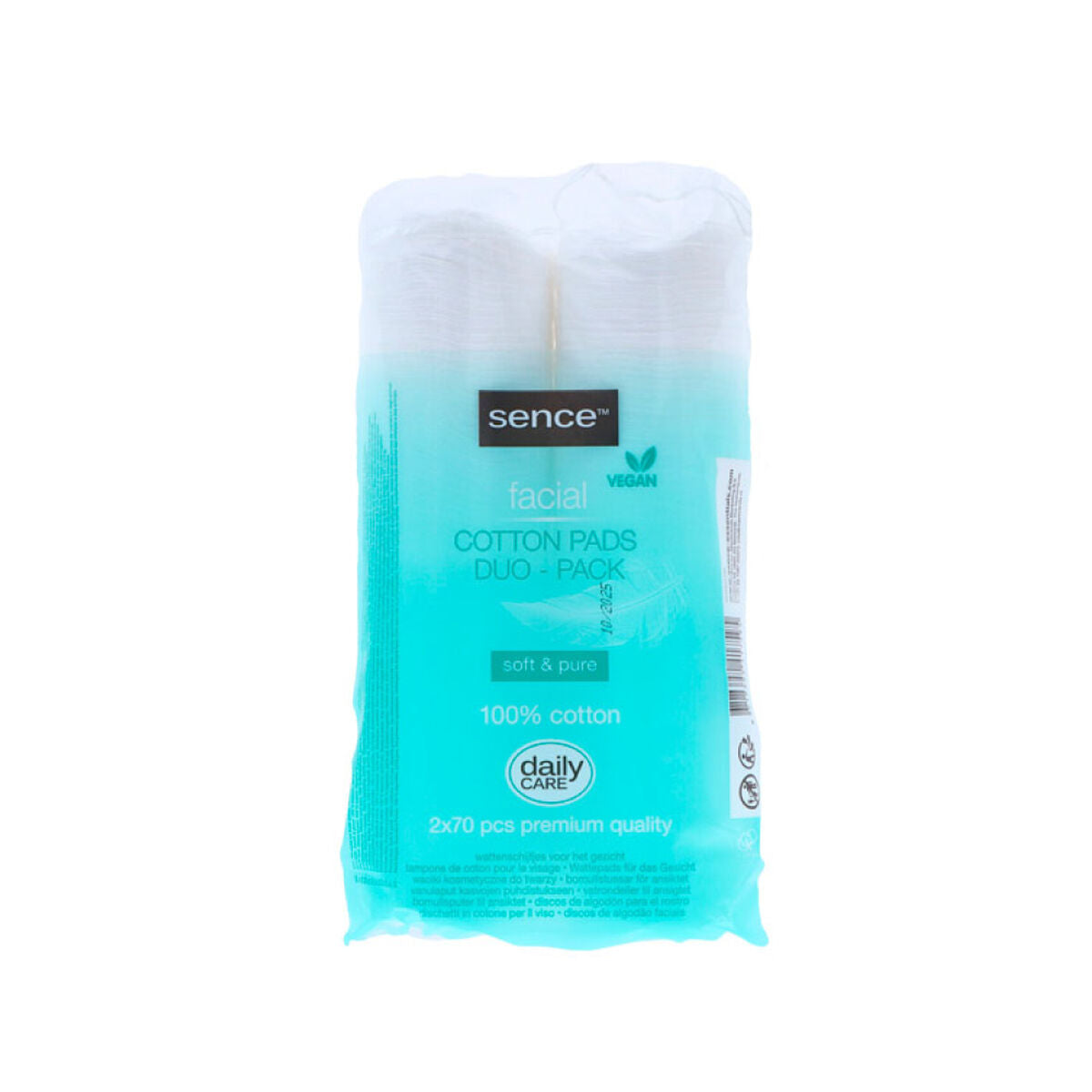 Cotton Wool Pads Sence 140 Units product packaging