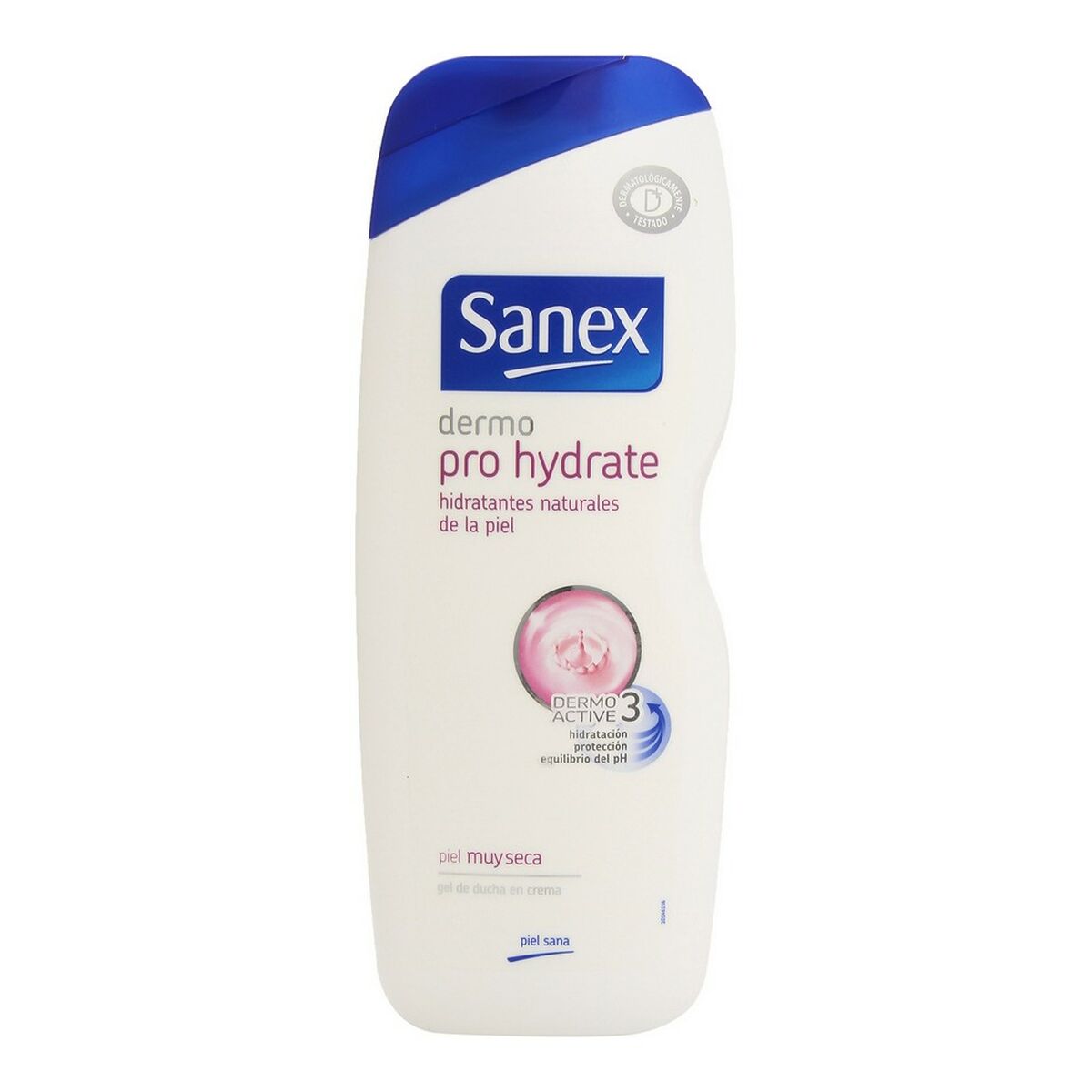 Moisturising Shower Gel Sanex Pro Hydrate 600 ml skincare packaging