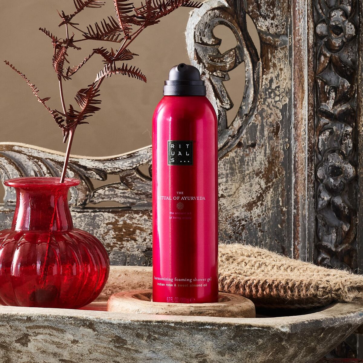 Shower Mousse Rituals The Ritual Of Ayurveda 200 ml product packaging