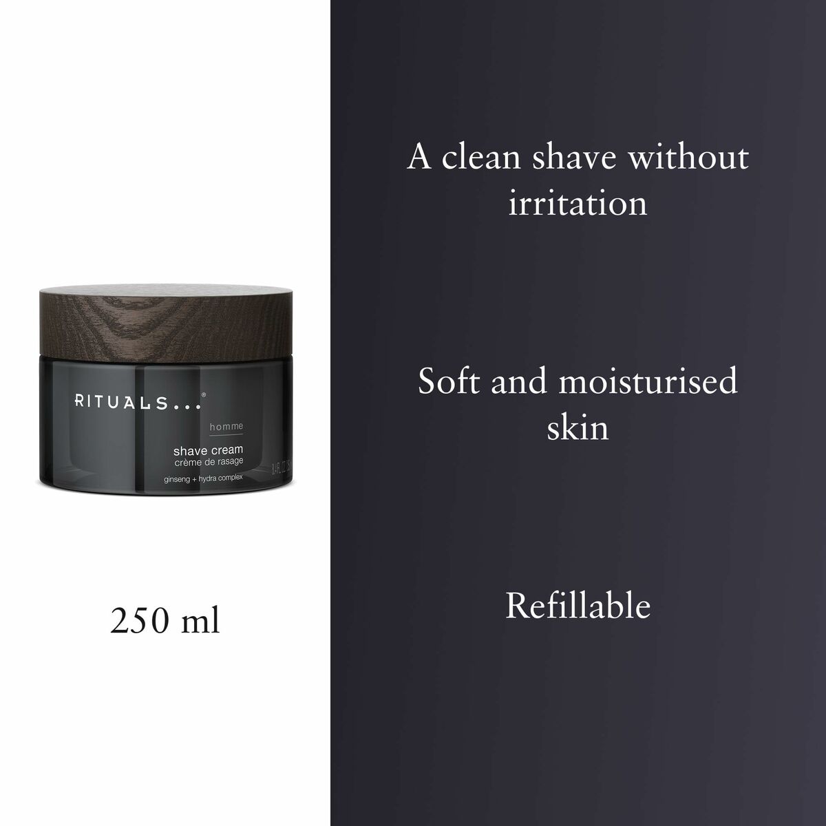Moisturising Lotion Rituals Homme 250 ml skincare packaging